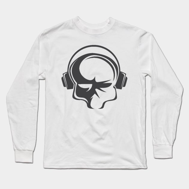 Gaming skull Long Sleeve T-Shirt by GAMINGQUOTES